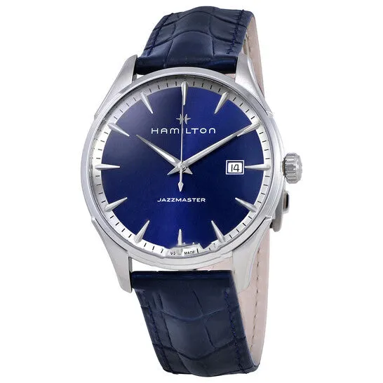 Watches JMS always Original Hamilton Jazzmaster Blue Dial Mens Leather Watch H32451641 Watches JMS always Original Hamilton Jazzmaster Blue Dial Mens Leather Watch H32451641