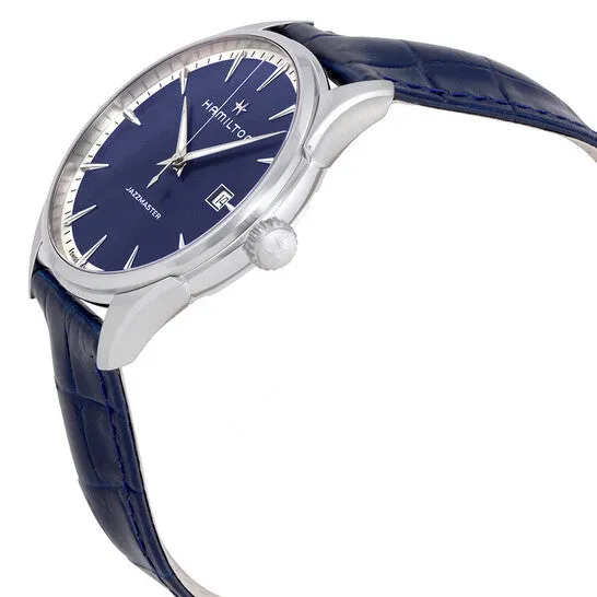 Watches JMS always Original Hamilton Jazzmaster Blue Dial Mens Leather Watch H32451641 Watches JMS always Original Hamilton Jazzmaster Blue Dial Mens Leather Watch H32451641