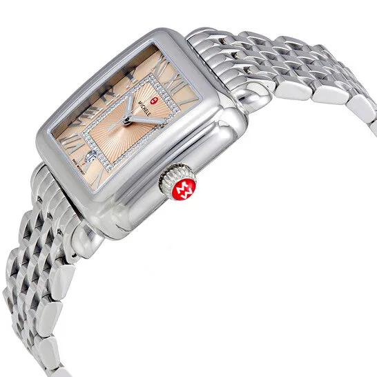 Watches JMS always Original Michele Deco Madison Beige Sunray Dial Diamond Ladies Watch MWW06T000148 Watches JMS always Original Michele Deco Madison Beige Sunray Dial Diamond Ladies Watch MWW06T000148