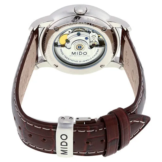 Watches JMS always Original Mido Baroncelli III Automatic Silver Dial Brown Leather Mens Watch M0104081603710 Watches JMS always Original Mido Baroncelli III Automatic Silver Dial Brown Leather Mens Watch M0104081603710