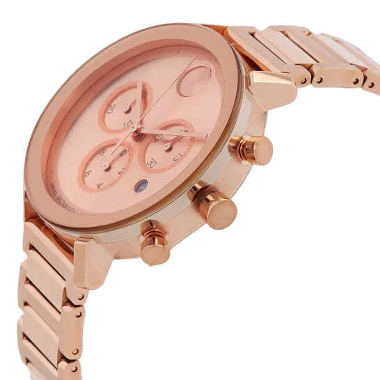 Watches JMS always Original Movado Bold Evolution Chronograph Quartz Rose Gold Dial Ladies Watch 3600886 Watches JMS always Original Movado Bold Evolution Chronograph Quartz Rose Gold Dial Ladies Watch 3600886