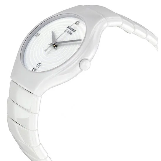 Watches JMS always Original Rado True White Dial Creamic Ladies Watch R27695712 Watches JMS always Original Rado True White Dial Creamic Ladies Watch R27695712