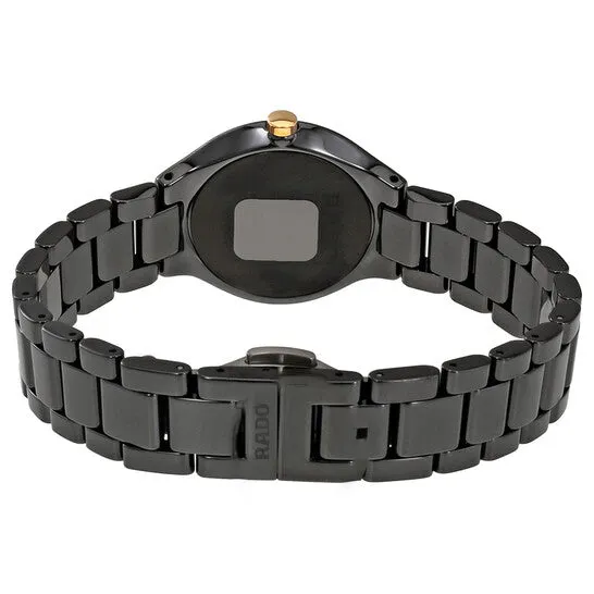 Watches JMS always Original RadoTrue Black Dial Diamond Markers Ladies Ceramic Watch R27742702 Watches JMS always Original RadoTrue Black Dial Diamond Markers Ladies Ceramic Watch R27742702