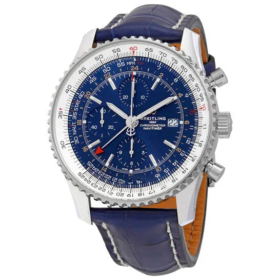 Watches Original Breitling Navitimer 1 Chronograph GMT 46 Automatic Blue Dial Watch A24322121C2P1 JMS always Watches Original Breitling Navitimer 1 Chronograph GMT 46 Automatic Blue Dial Watch A24322121C2P1 JMS always