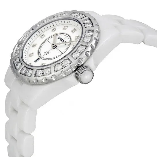 Watches Original Chanel J12 Diamond Bezel White Ceramic Ladies Watch H2429 JMS always Watches Original Chanel J12 Diamond Bezel White Ceramic Ladies Watch H2429 JMS always