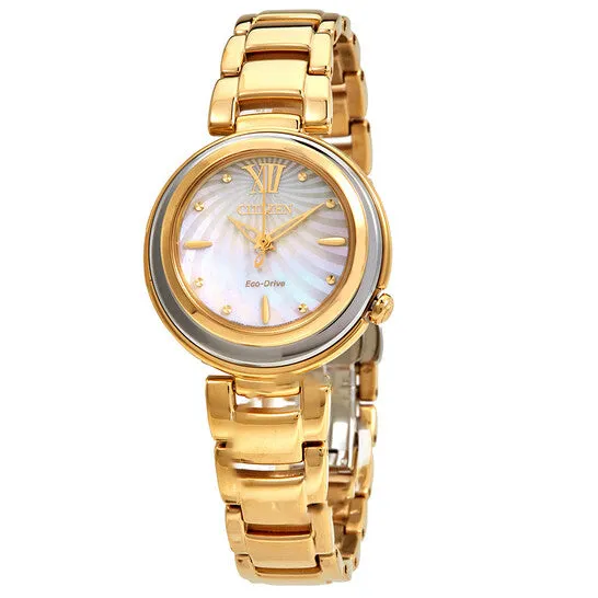 Watches Original Citizen EcoDrive Mother of Pearl Crystal Dial Ladies Watch EM033659D JMS always Watches Original Citizen EcoDrive Mother of Pearl Crystal Dial Ladies Watch EM033659D JMS always