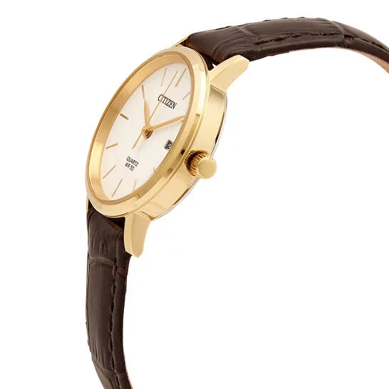 Watches Original Citizen Quartz White Dial Brown Leather Ladies Watch EU609208A JMS always Watches Original Citizen Quartz White Dial Brown Leather Ladies Watch EU609208A JMS always