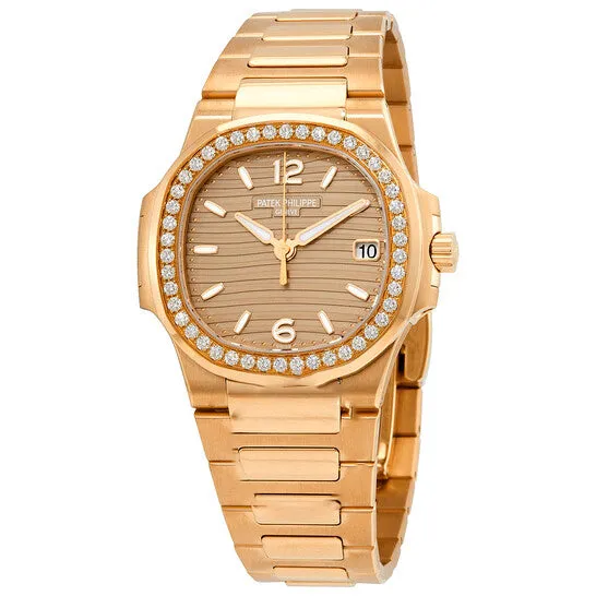 Watches Original Patek Philippe Nautilus Quartz Diamond Gold Dial Ladies Watch 70101R012 JMS always Watches Original Patek Philippe Nautilus Quartz Diamond Gold Dial Ladies Watch 70101R012 JMS always