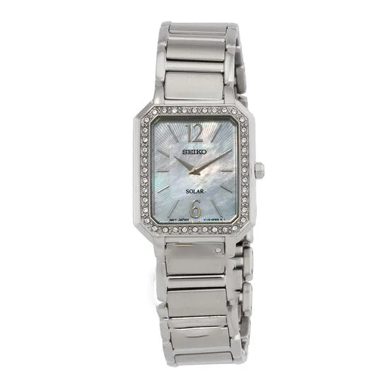 Watches Original Seiko Solar Mother of Pearl Dial Ladies Watch SUP465 JMS always Watches Original Seiko Solar Mother of Pearl Dial Ladies Watch SUP465 JMS always