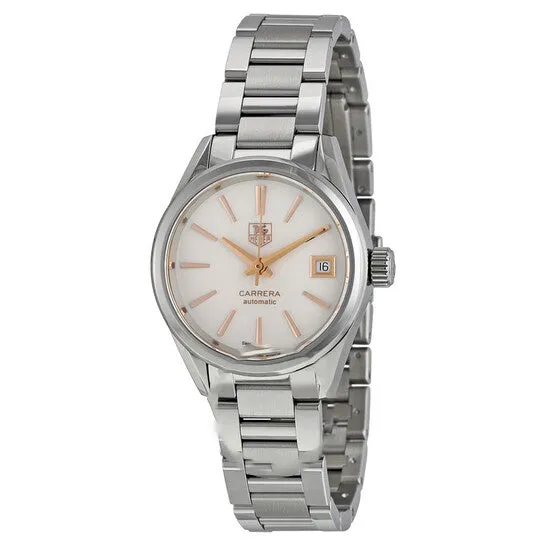 Watches Original Tag Heuer Carrera Automatic Silver Dial Ladies Watch WAR2412BA0776 JMS always Watches Original Tag Heuer Carrera Automatic Silver Dial Ladies Watch WAR2412BA0776 JMS always