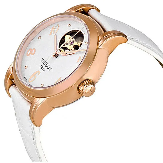 Watches Original Tissot Lady Heart White Dial Automatic White Leather Ladies Watch T0502073601700 JMS always Watches Original Tissot Lady Heart White Dial Automatic White Leather Ladies Watch T0502073601700 JMS always