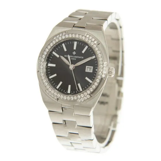 Watches Original Vacheron Constantin Overseas Quartz Diamond Black Dial Ladies Watch 1205V100AB591 JMS always Watches Original Vacheron Constantin Overseas Quartz Diamond Black Dial Ladies Watch 1205V100AB591 JMS always